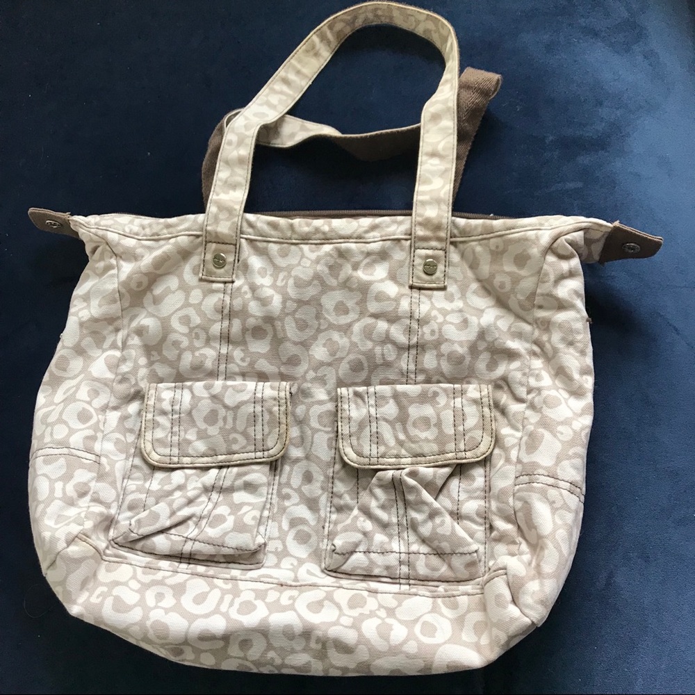 Thirty one Leopard print canvas shoulder bag - Picture 2 of 6